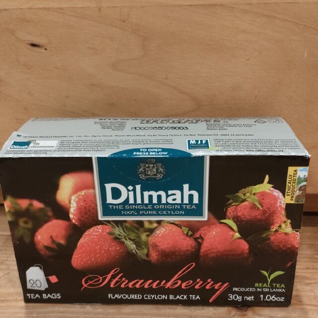 Dilmah ディルマ 　Strawberryフレーバーティー20 b 食品/飲料/酒の飲料(茶)の商品写真