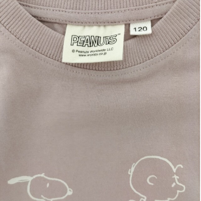 SNOOPY(スヌーピー)のPEANUTS　スヌーピー　チャーリーブラウン　Tシャツ　120センチ キッズ/ベビー/マタニティのキッズ服男の子用(90cm~)(Tシャツ/カットソー)の商品写真