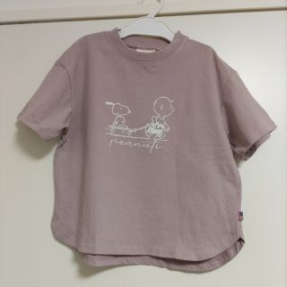 スヌーピー(SNOOPY)のPEANUTS　スヌーピー　チャーリーブラウン　Tシャツ　120センチ(Tシャツ/カットソー)