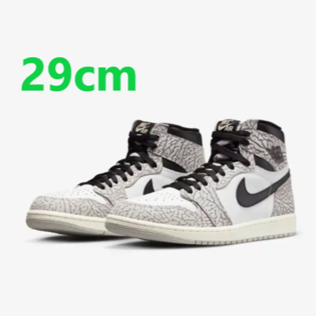 Air Jordan1 High OG White Cement 29cmのサムネイル