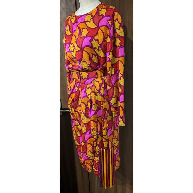 希少・美品】GIVENCHY 80sヴィンテージ フリンジワンピース サイズM