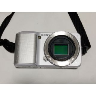 ソニー(SONY)のSONY NEX-3  一眼レフカメラ （シルバー）(デジタル一眼)