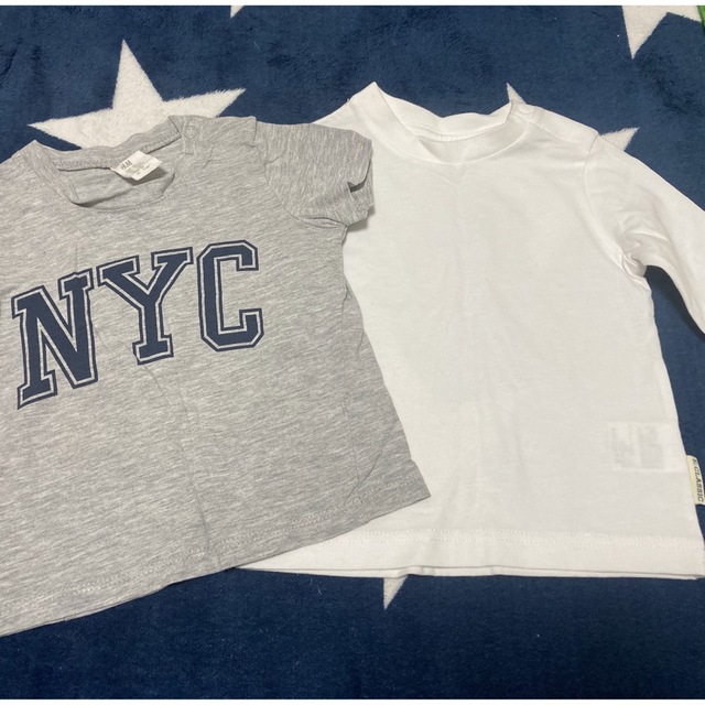 H&M(エイチアンドエム)のTシャツ ロンＴ キッズ/ベビー/マタニティのベビー服(~85cm)(Ｔシャツ)の商品写真