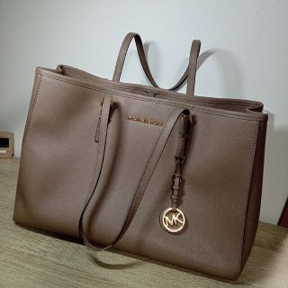 マイケルコース(Michael Kors)のMICHAEL KORS　トートバック　ベージュ系　ビジネスバック(トートバッグ)