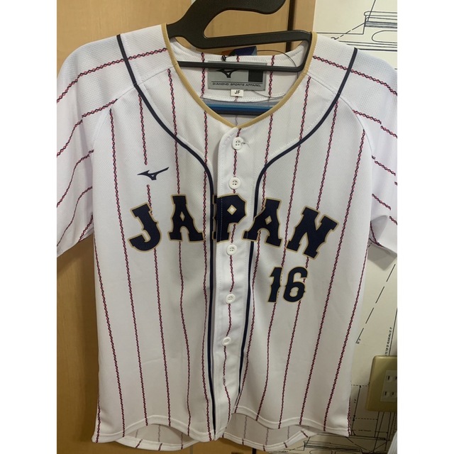 WBC 侍ジャパン 大谷翔平 ホーム  ユニフォーム  JF 新品未使用 スポーツ/アウトドアの野球(応援グッズ)の商品写真