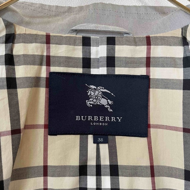 BURBERRY LONDON ステンカラーコート ノバチェック ロング丈