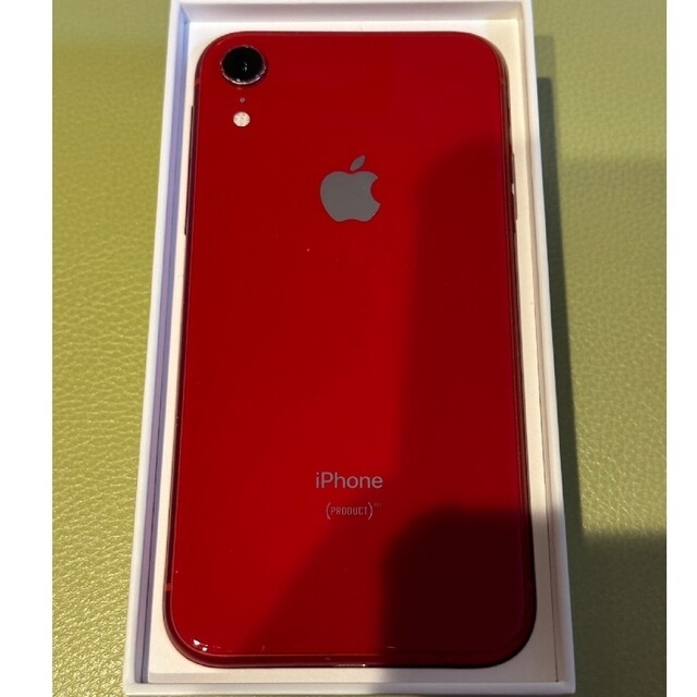 【美品】iPhone XR 64 GB SIMフリー レッド 本体