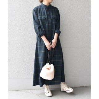 人気✨SHIPS any 別注 lee デニムロングワンピース　マキシ丈　完売品