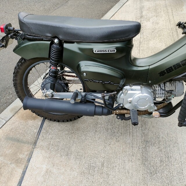 WirusWin(ウイルズウィン) オープンエンドマフラー クロスカブ110 CC110 JA45 ステンレス バッフル付属 - 1