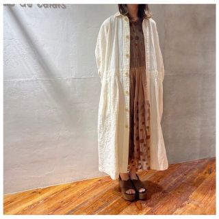 パドカレ(pas de calais)の新品 pas de calais パドカレ パネルカットジャガードワンピース(ロングワンピース/マキシワンピース)