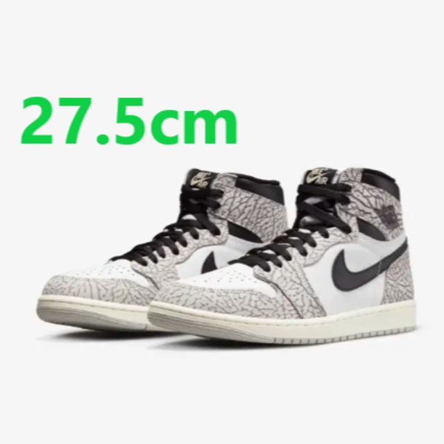 Air Jordan1 High OG White Cement 27.5cm