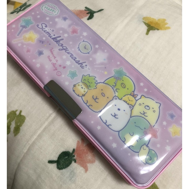 新品◾️訳あり◾️ すみっコぐらし　筆箱　ペンケース　両面　女の子　入学準備 インテリア/住まい/日用品の文房具(ペンケース/筆箱)の商品写真