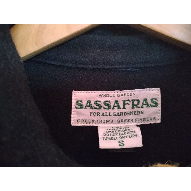 SASSAFRAS(ササフラス)の限定モデル SASSAFRASササフラス BLACKワークシャツジャケット メンズのジャケット/アウター(カバーオール)の商品写真