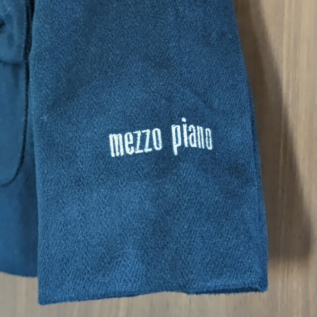 mezzo piano(メゾピアノ)のmezzopiano メゾピアノ ネイビー コート 卒園式 入学式 130 キッズ/ベビー/マタニティのキッズ服女の子用(90cm~)(ジャケット/上着)の商品写真