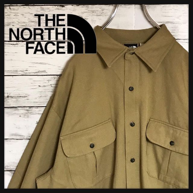 THE NORTH FACE(ザノースフェイス)の【美品人気デザイン】ザノースフェイス☆CPOジャケット　ベージュ　L B68 メンズのトップス(シャツ)の商品写真