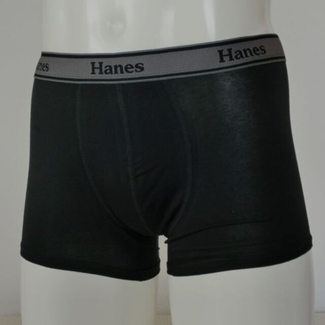 Hanes(ヘインズ)の【 LL 】 Hanes ボクサー 抗菌防臭 ６枚セット　綿混　３柄　p0766 メンズのアンダーウェア(ボクサーパンツ)の商品写真