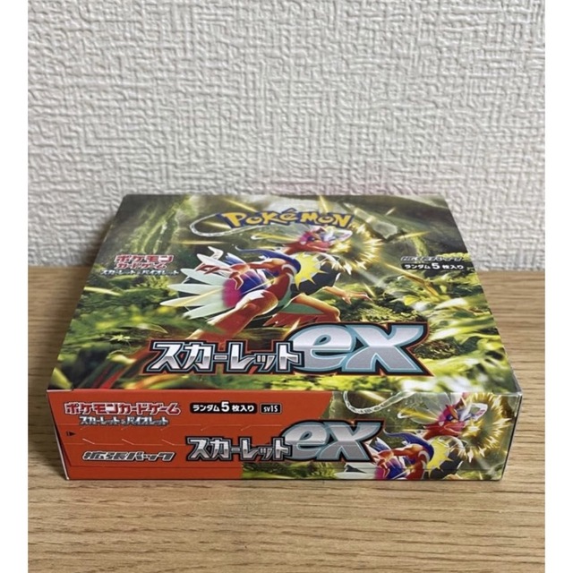 BOX1BOXあたりパック数ポケモンカード　スカーレットex BOX 新品未開封