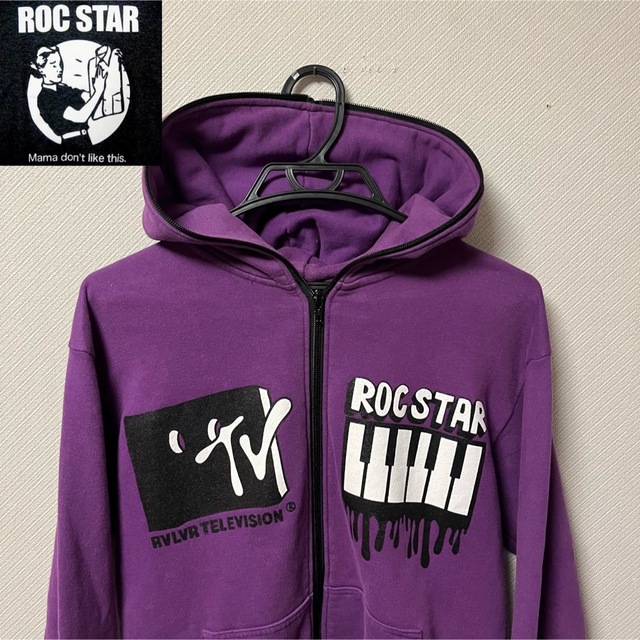 ROC STAR(ロックスター)のREVOLVER × ROC STAR Sweat Zip Hoodie メンズのトップス(パーカー)の商品写真