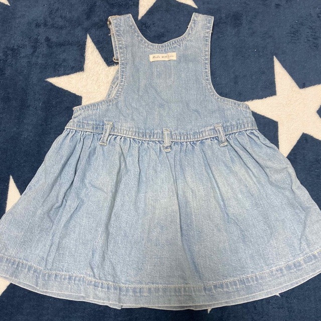 babyGAP(ベビーギャップ)のGAP デニム スカート キッズ/ベビー/マタニティのベビー服(~85cm)(ワンピース)の商品写真