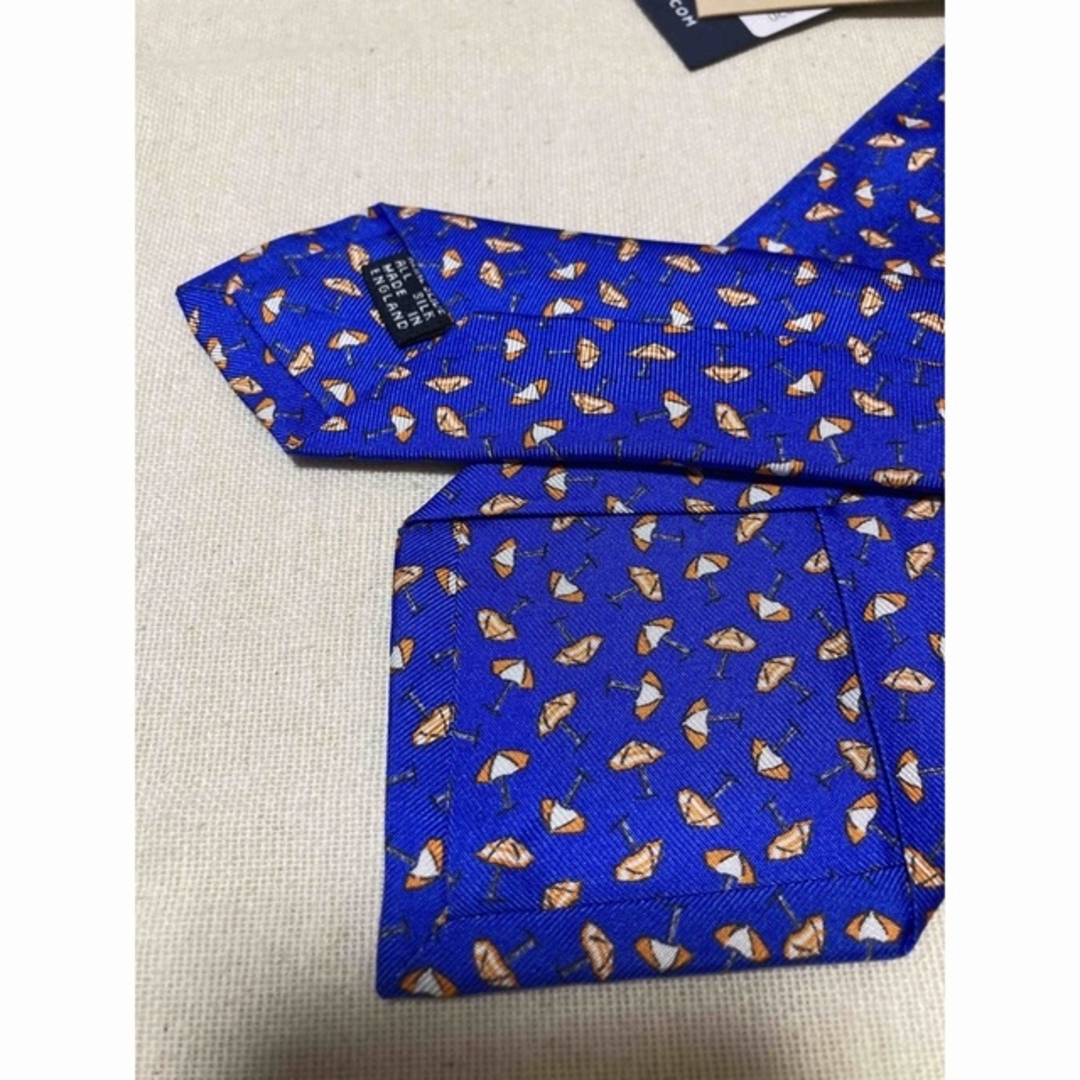 定番の冬ギフト 【新品】Drakes/ドレイクス/ネクタイ/パラソル
