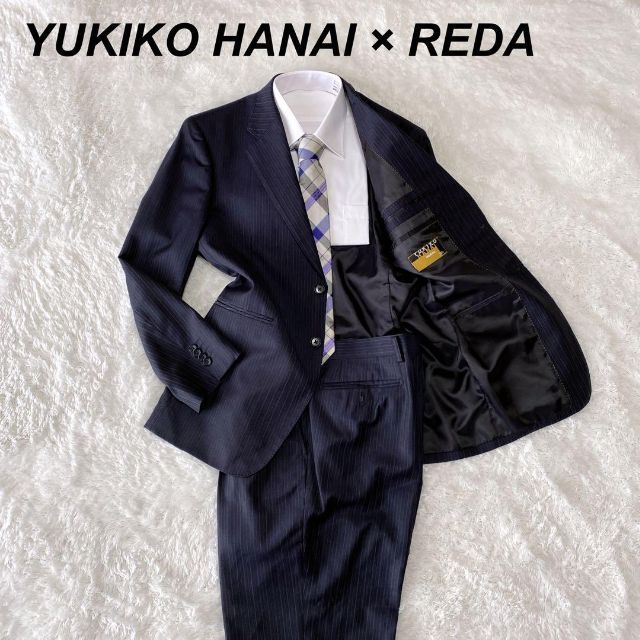 Yukiko Hanai - 【美品】ユキコハナイ REDA セットアップ ネイビー