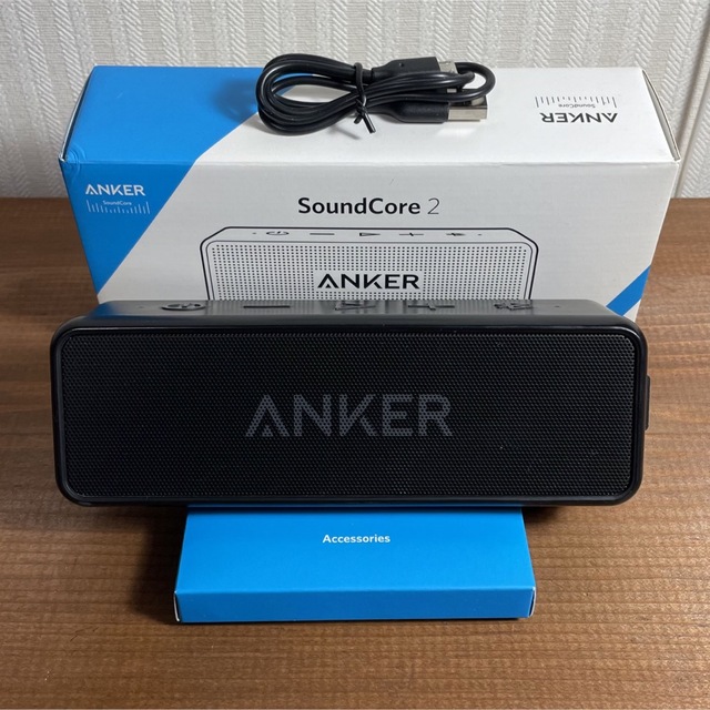 Anker(アンカー)のアンカー　サウンドコア２　ジャンク スマホ/家電/カメラのオーディオ機器(スピーカー)の商品写真