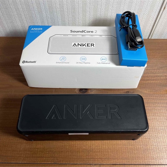Anker(アンカー)のアンカー　サウンドコア２　ジャンク スマホ/家電/カメラのオーディオ機器(スピーカー)の商品写真