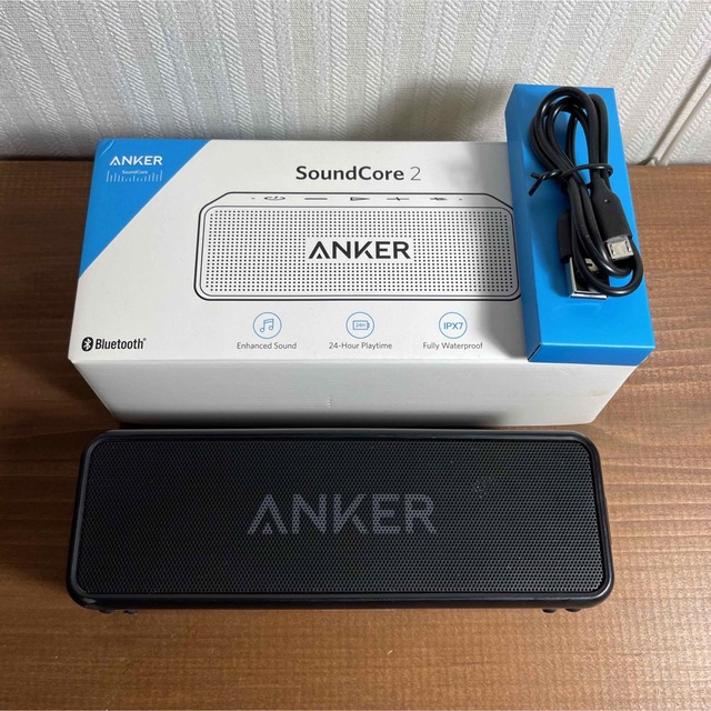 Anker(アンカー)のアンカー　サウンドコア２　ジャンク スマホ/家電/カメラのオーディオ機器(スピーカー)の商品写真