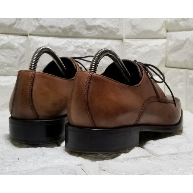 Santoni(サントーニ)のPeruzzi Firenze スワールトゥ 39.5（約24.5cm）ブラウン メンズの靴/シューズ(ドレス/ビジネス)の商品写真