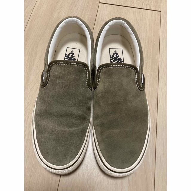 VANS(ヴァンズ)のVANS  V98CF SUEDE ヴァンズ スリッポン スエード オリーブ レディースの靴/シューズ(スリッポン/モカシン)の商品写真