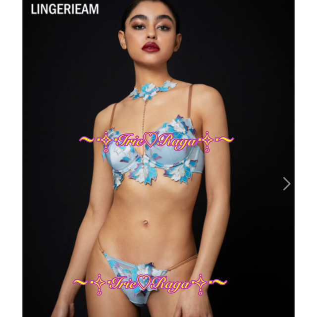 きれい ☆Ravijour☆LINGERIEAM☆ローズブラショーツチョーカーパンツ