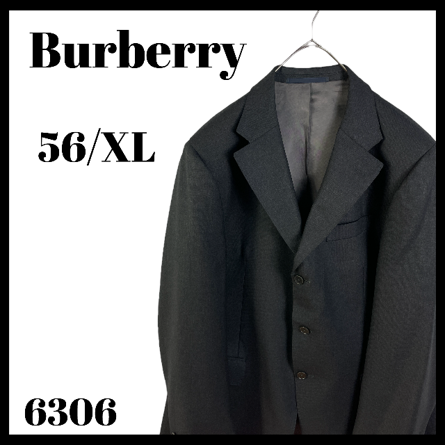 BURBERRY(バーバリー)のBurberry バーバリー テーラードジャケット グレー シングル 56/L メンズのジャケット/アウター(テーラードジャケット)の商品写真