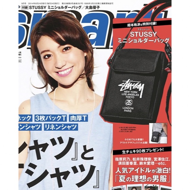 雑誌付録 ステューシー ショルダーバッグ