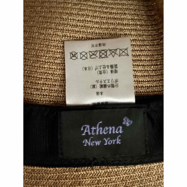 Athena New York(アシーナニューヨーク)のAthena New York ストローハット レディースの帽子(麦わら帽子/ストローハット)の商品写真