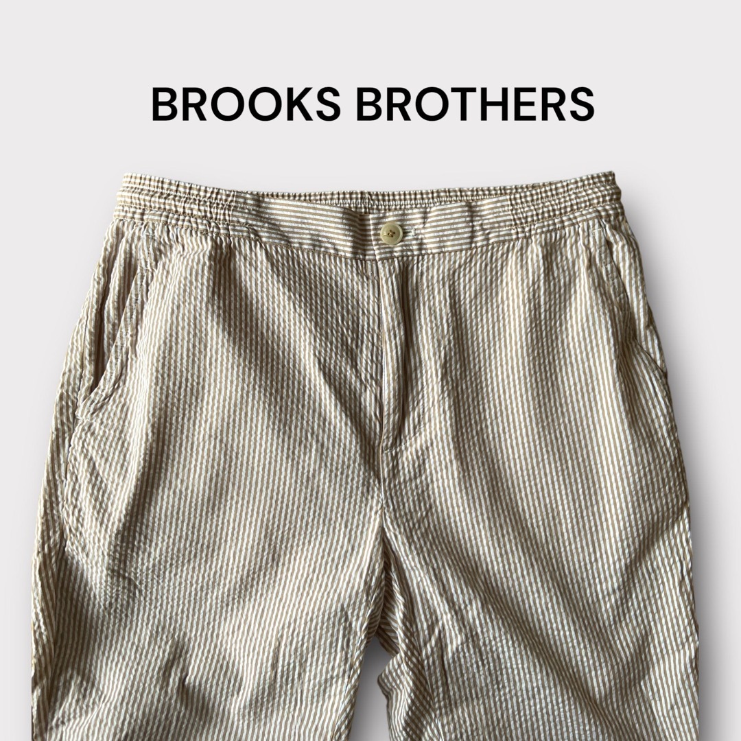 Brooks Brothers(ブルックスブラザース)のBrooks Brothers シアサッカー生地 トラウザーパンツ スラックス メンズのパンツ(スラックス)の商品写真