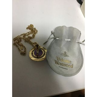 ヴィヴィアンウエストウッド(Vivienne Westwood)のヴィヴィアンウエストウッド　ネックレス　パープル(ネックレス)