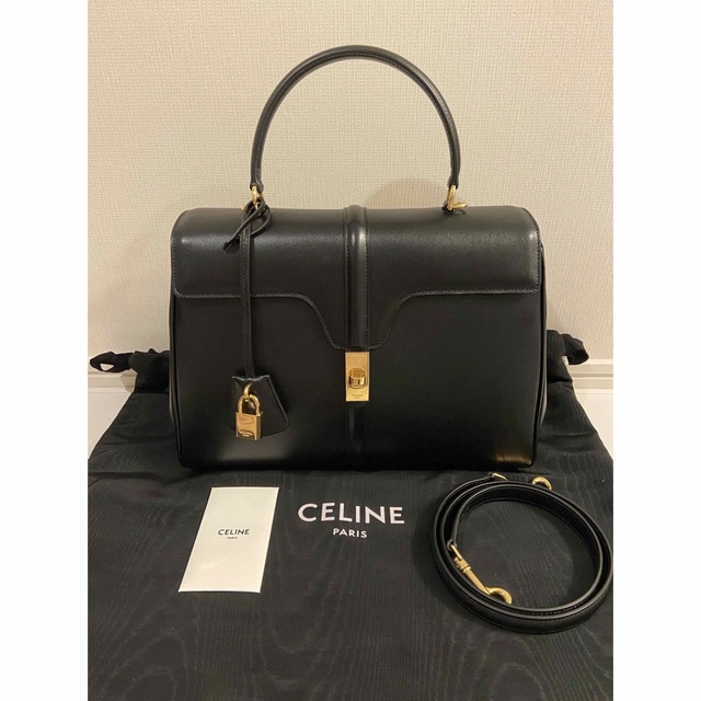 celine - ☆yyy様専用☆ CELINE セーズ 16 ミディアム カーフスキン 黒