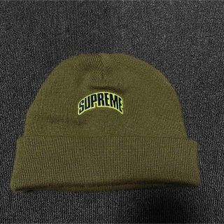 シュプリーム(Supreme)のsupreme crown logo beanie (ロゴステッカー付き)(ニット帽/ビーニー)