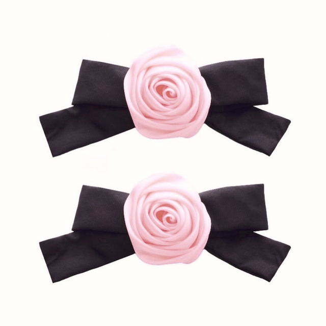 rose tiny hair barrette / 1piece