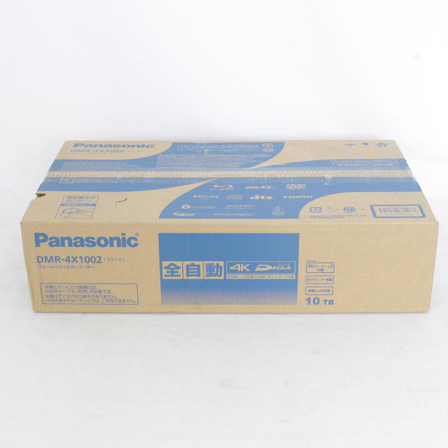 Panasonic(パナソニック)のPanasonic パナソニック DMR-4X1002  ブルーレイレコーダー スマホ/家電/カメラのテレビ/映像機器(ブルーレイレコーダー)の商品写真