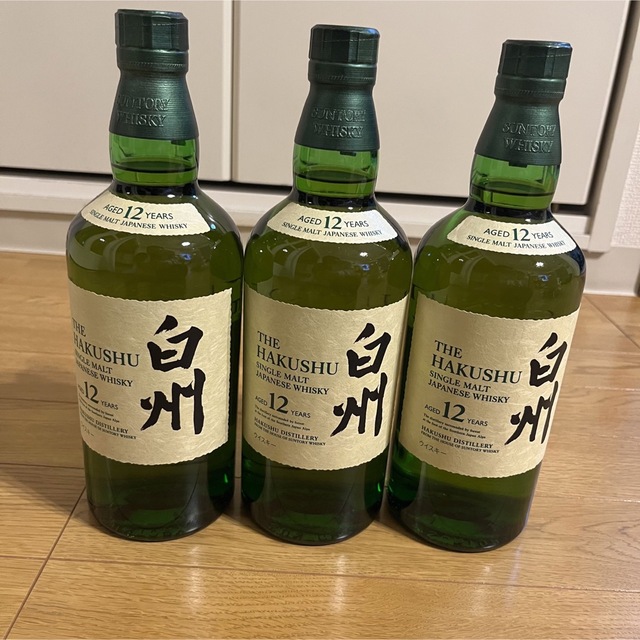 新品未開封品】SUNTORY 白州 12年 箱なし 3本 開店祝い 49.0%割引 ...