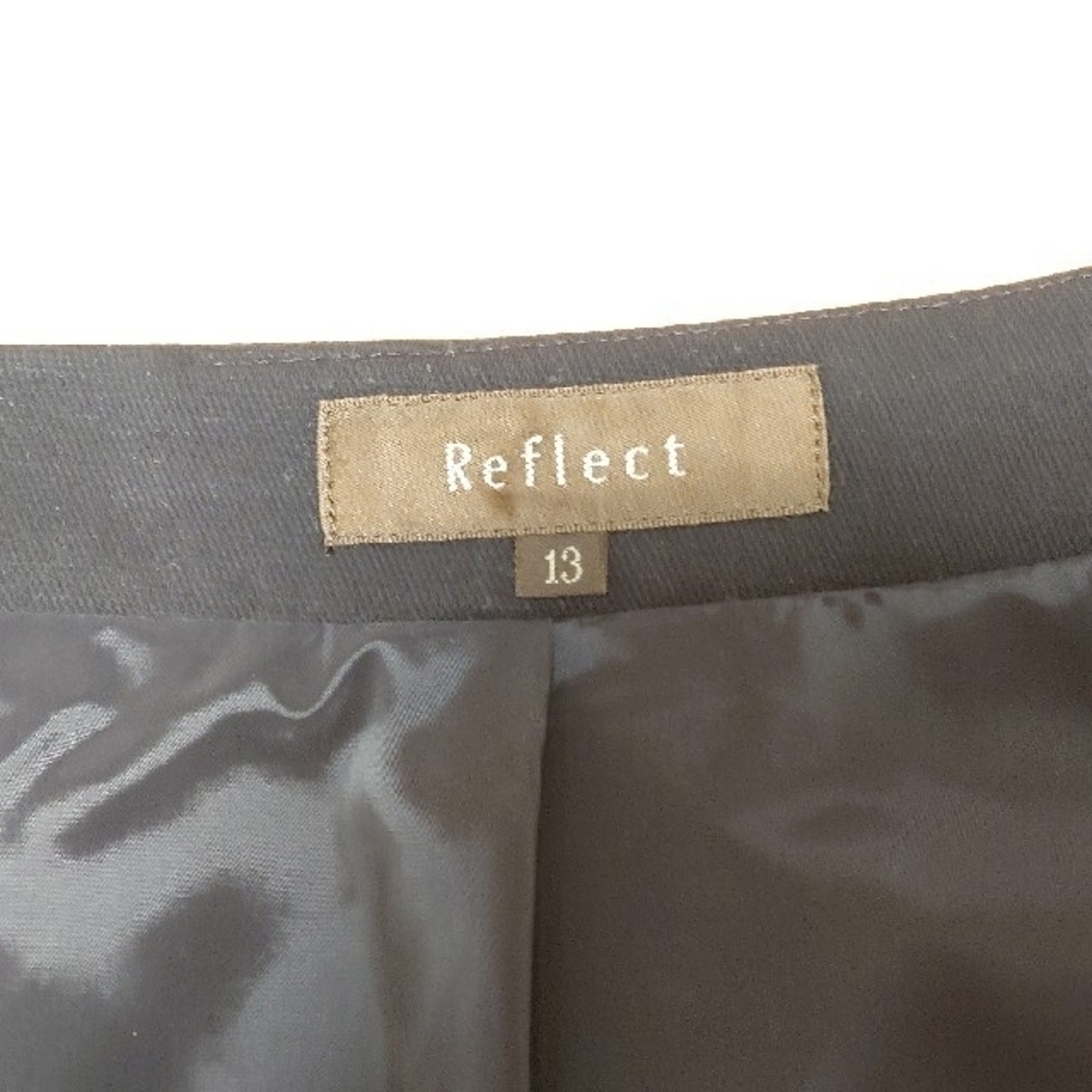 ReFLEcT(リフレクト)のReflect 匠シリーズ ソフトフレアスカート ネイビー 13号 レディースのスカート(ひざ丈スカート)の商品写真