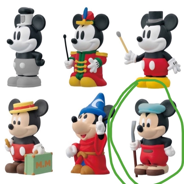 ミッキーマウス(ミッキーマウス)のミッキー ソフビパペットマスコット 90周年 指人形 エンタメ/ホビーのおもちゃ/ぬいぐるみ(キャラクターグッズ)の商品写真
