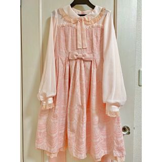 アンジェリックプリティー(Angelic Pretty)のホイップジャガードワンピース (ひざ丈ワンピース)