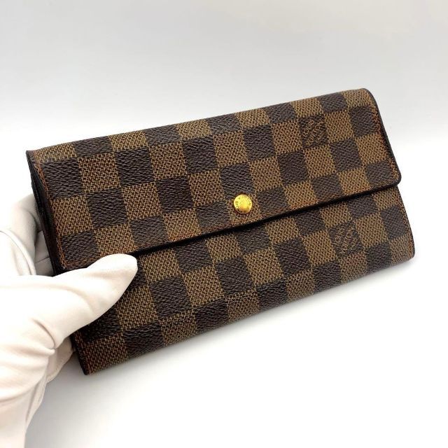 LOUIS VUITTON(ルイヴィトン)の【極美品❣️】 ルイヴィトン ダミエ ポルトフォイユ サラ 長財布02 レディースのファッション小物(財布)の商品写真