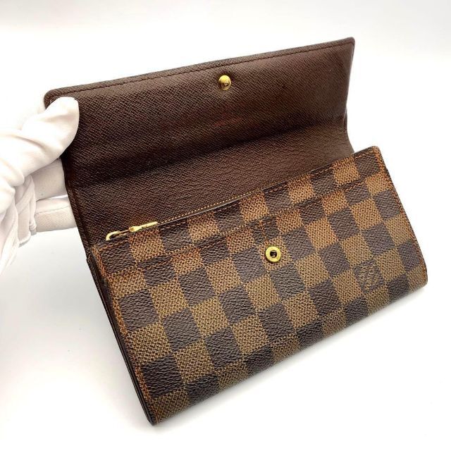 LOUIS VUITTON(ルイヴィトン)の【極美品❣️】 ルイヴィトン ダミエ ポルトフォイユ サラ 長財布02 レディースのファッション小物(財布)の商品写真