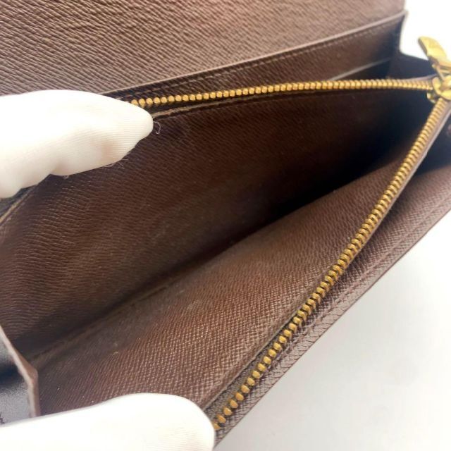 LOUIS VUITTON(ルイヴィトン)の【極美品❣️】 ルイヴィトン ダミエ ポルトフォイユ サラ 長財布02 レディースのファッション小物(財布)の商品写真