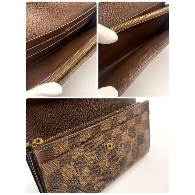 LOUIS VUITTON(ルイヴィトン)の【極美品❣️】 ルイヴィトン ダミエ ポルトフォイユ サラ 長財布02 レディースのファッション小物(財布)の商品写真