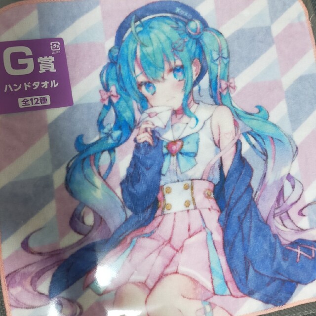 みんなのくじ 初音ミク タオルフェス！ 1ロット+ラストゲット賞・販促品-