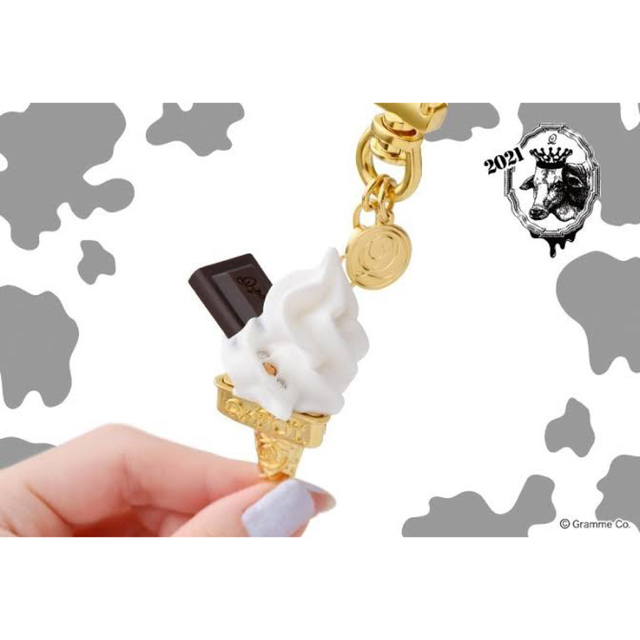 Q-pot.(キューポット)のキューポット 福袋 限定 ソフトクリーム バッグチャーム ハンドメイドのファッション小物(バッグチャーム)の商品写真